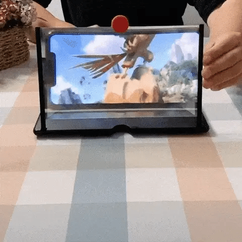 ultra HD Mobile Phone CURVED Screen Magnifier Amplifier